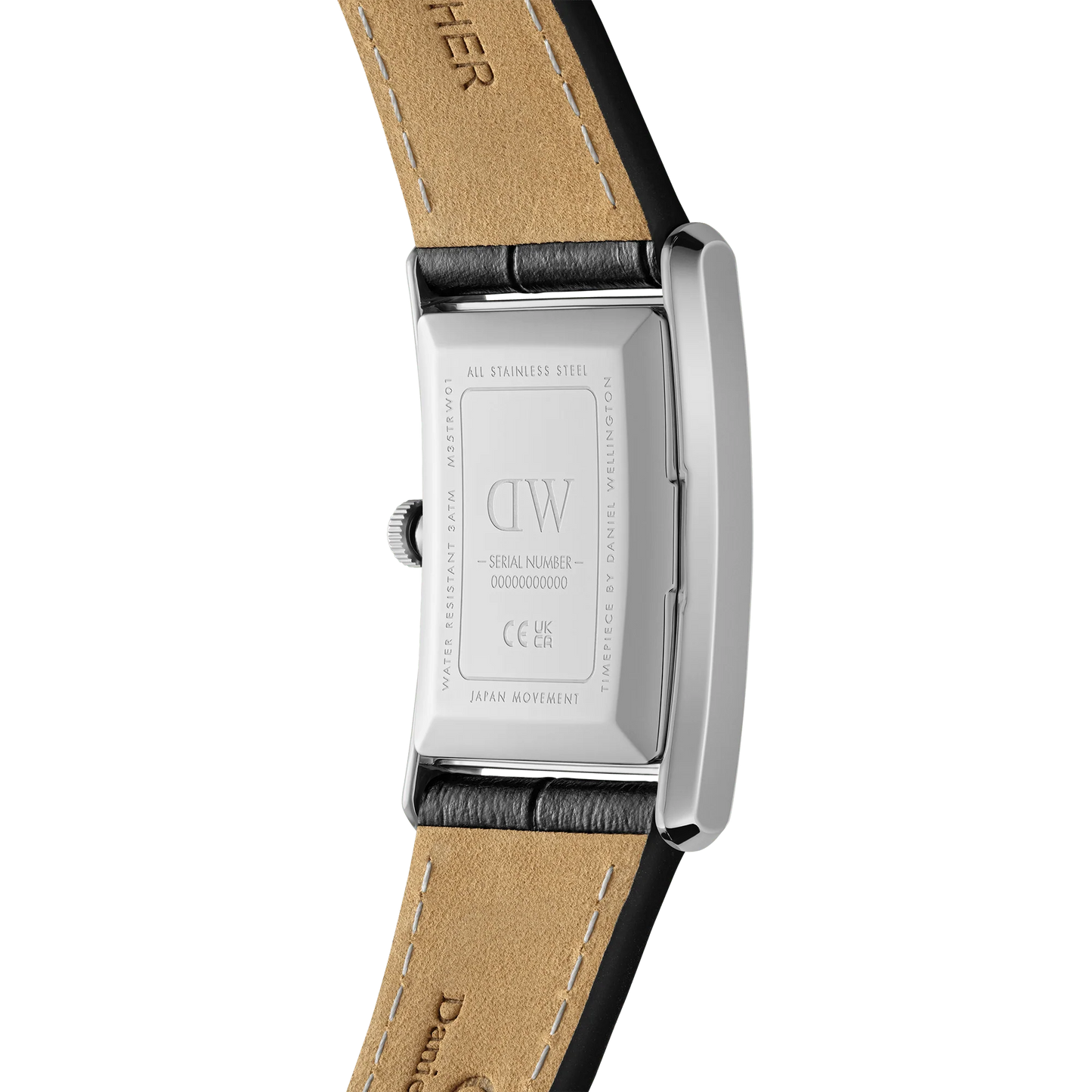 Daniel Wellington Bound Black Crocodile Silver men's watch DW00100697