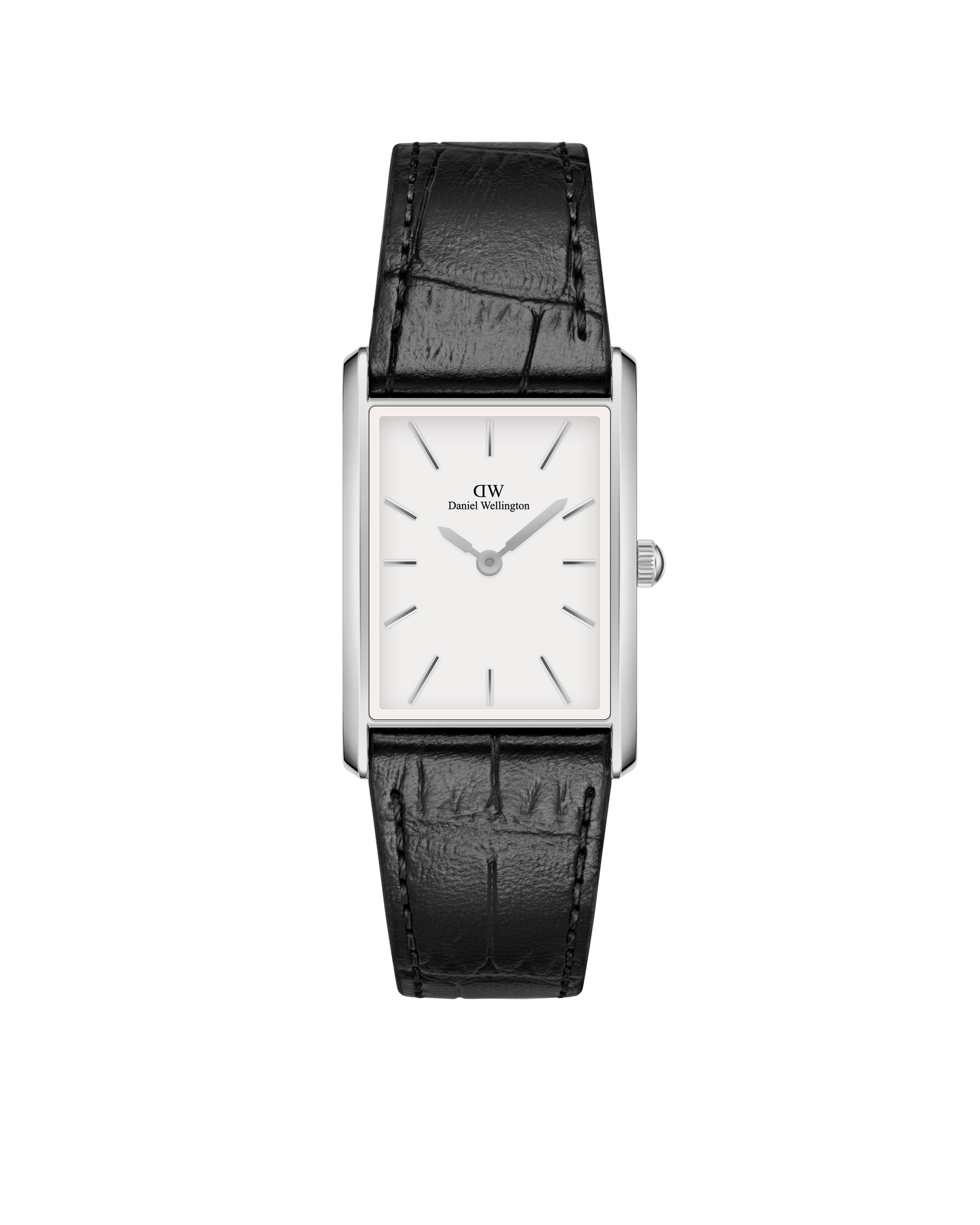 Daniel Wellington Bound Black Crocodile Silver men's watch DW00100697