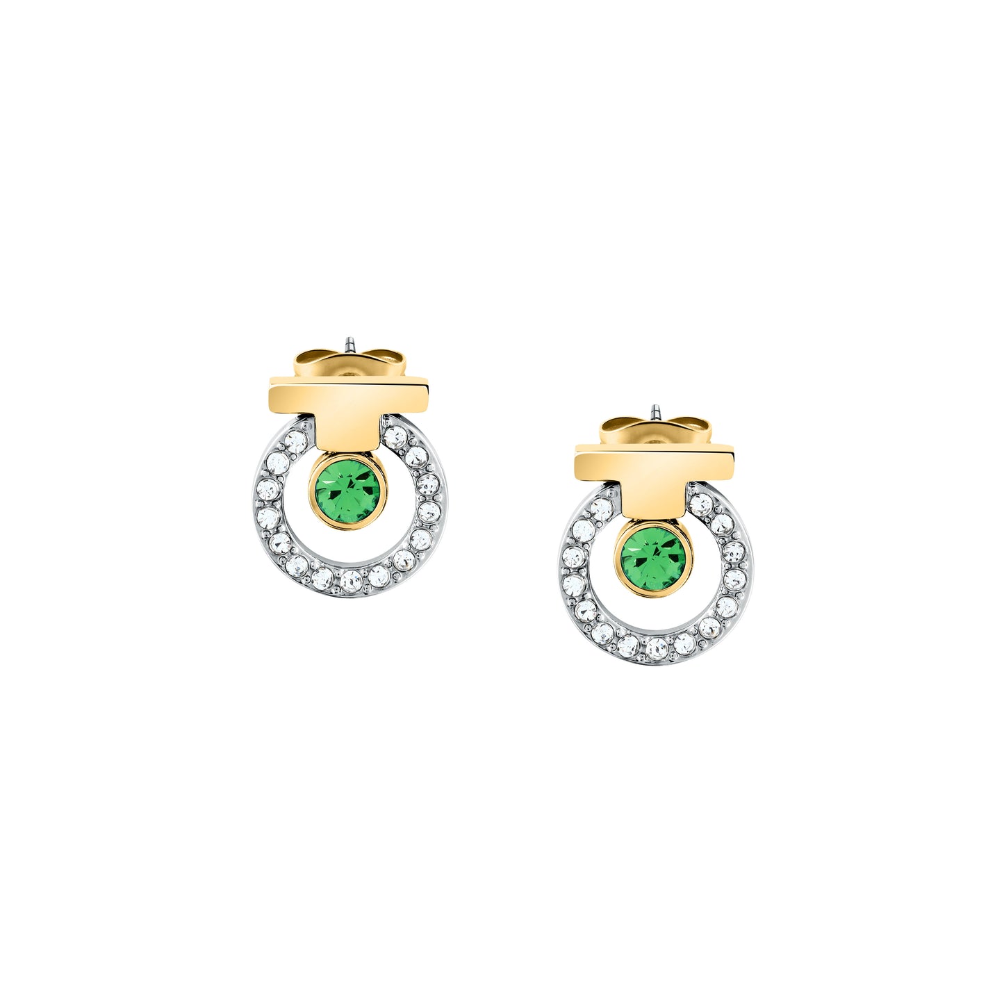 TRUSSARDI EARRINGS T-LOGO TJAXC61