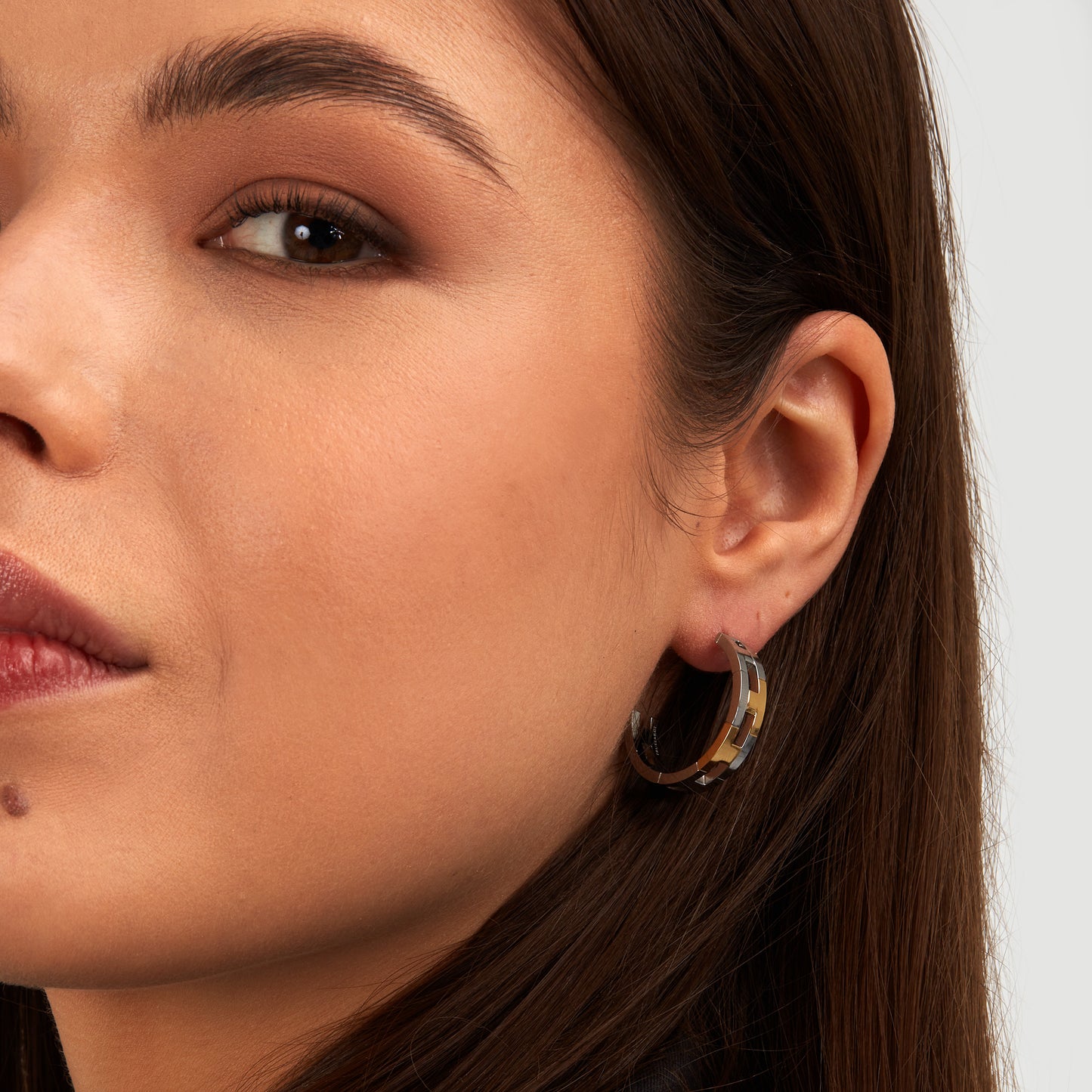 TRUSSARDI EARRINGS T-LOGO TJAXC69