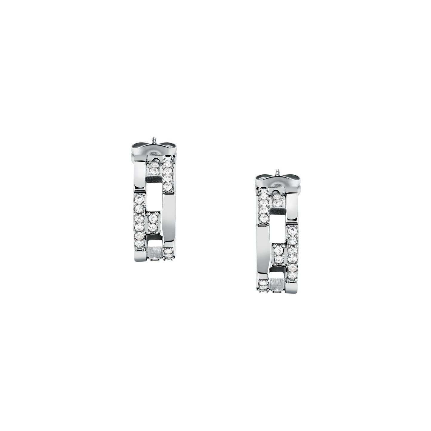 TRUSSARDI BOUCLES D'OREILLES FEMME T-LOGO TJAXC70