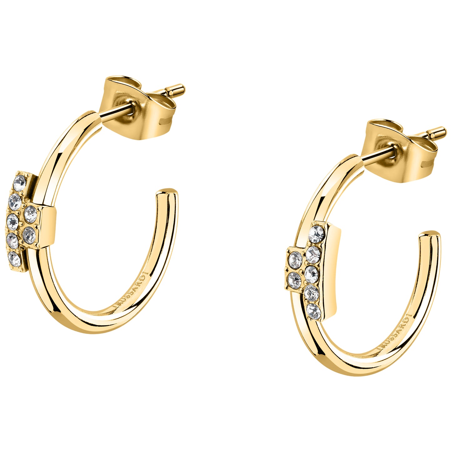 TRUSSARDI EARRINGS T-LOGO TJAXC85