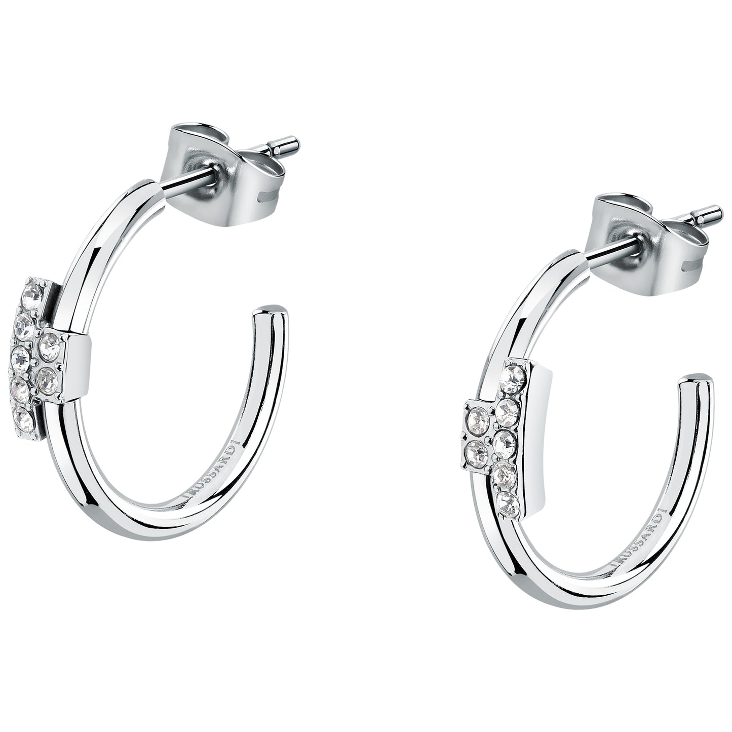 TRUSSARDI BOUCLES D'OREILLES FEMME T-LOGO TJAXC86