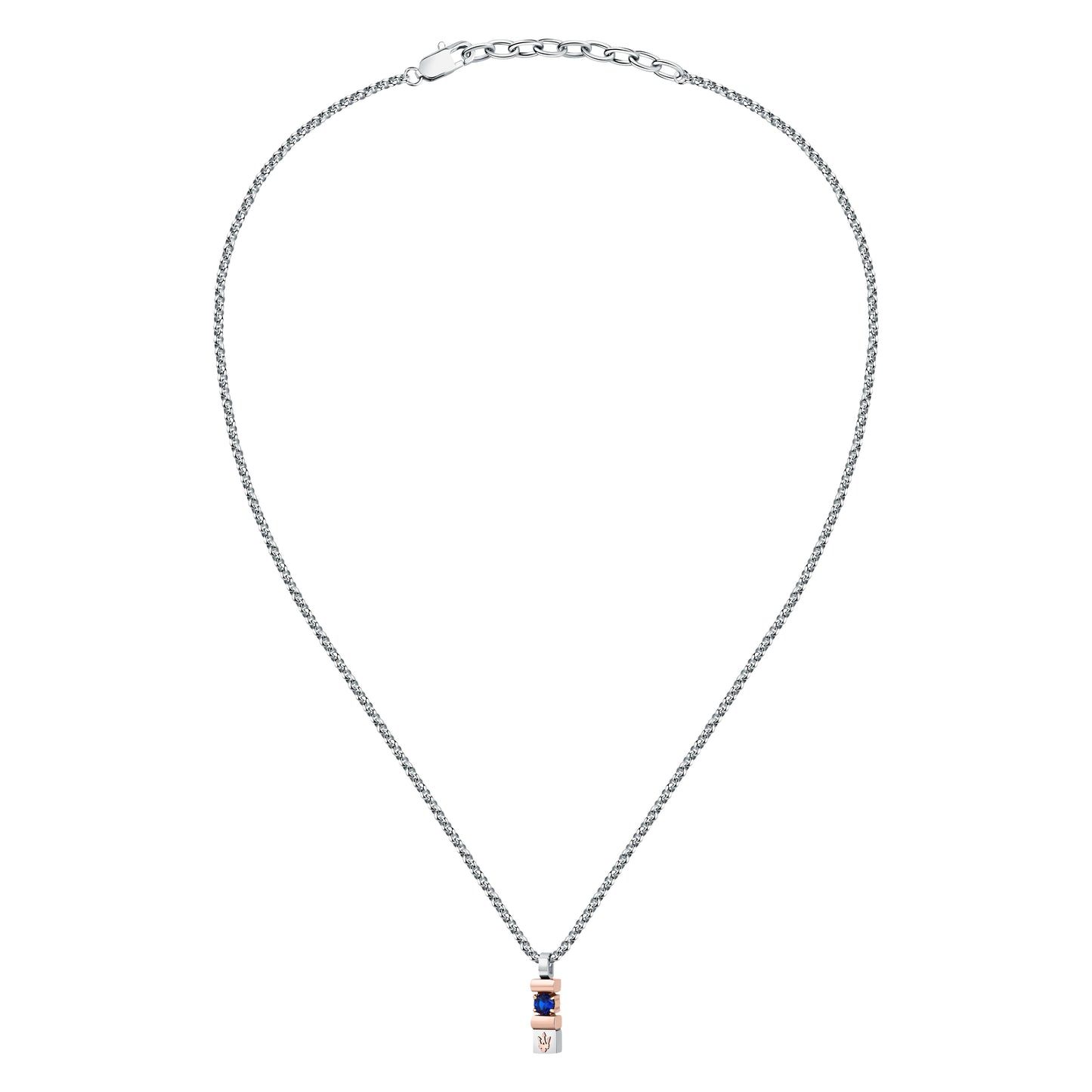 MASERATI NECKLACE FOR MEN SAPPHIRE JM334AXO06