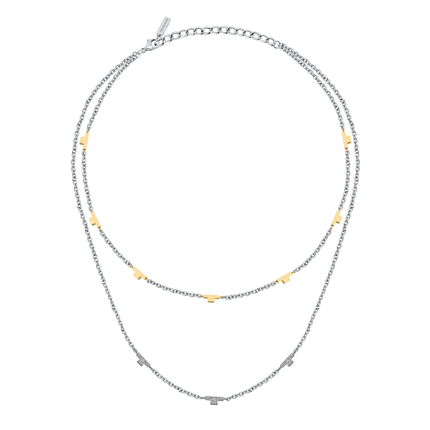 TRUSSARDI NECKLACE FOR WOMEN T-LOGO TJAXC62