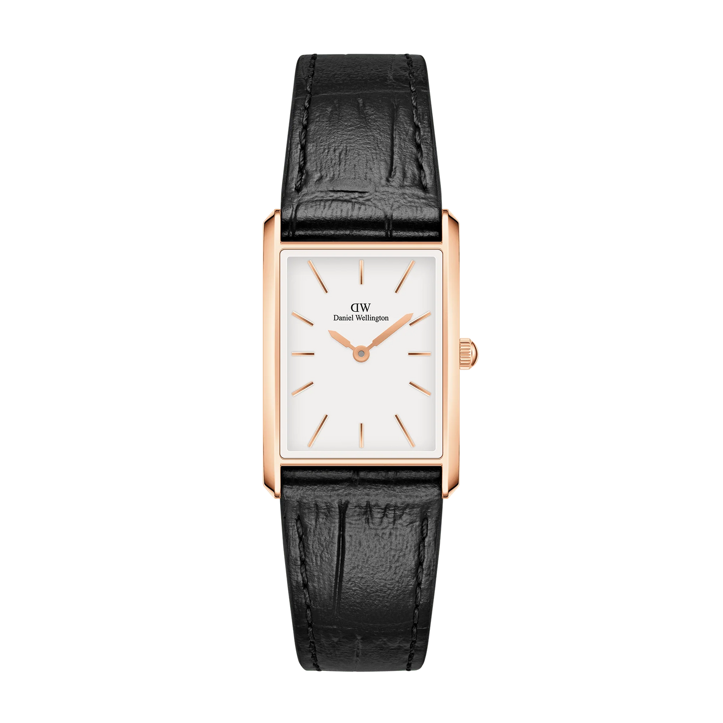 Daniel Wellington Bound Black Crocodile Rose Gold DW00100698 Women's Watch