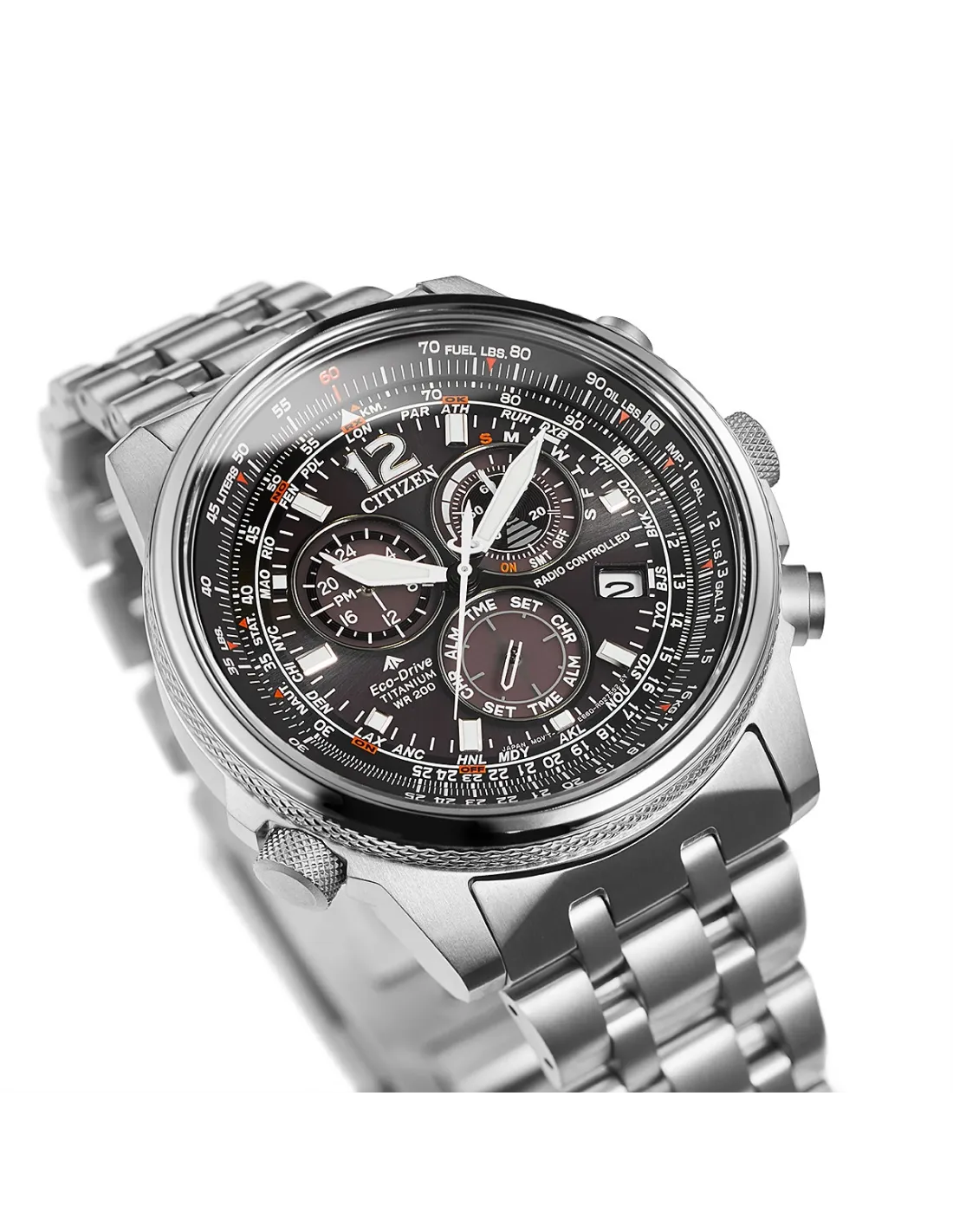 Citizen Chrono Pilot Super Titanium Watch CB5850-80E