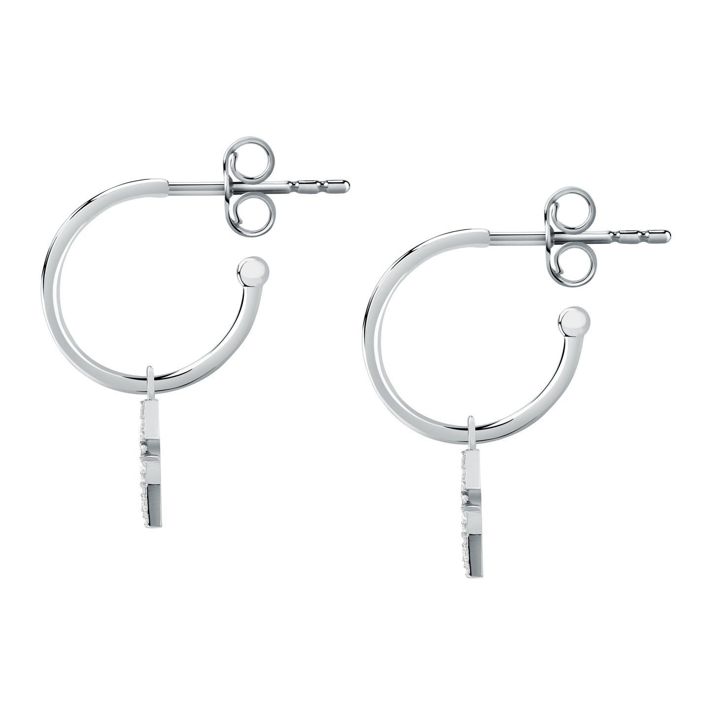 BOUCLES FEMME LA PETITE STORY SILVER LPS01AWV18