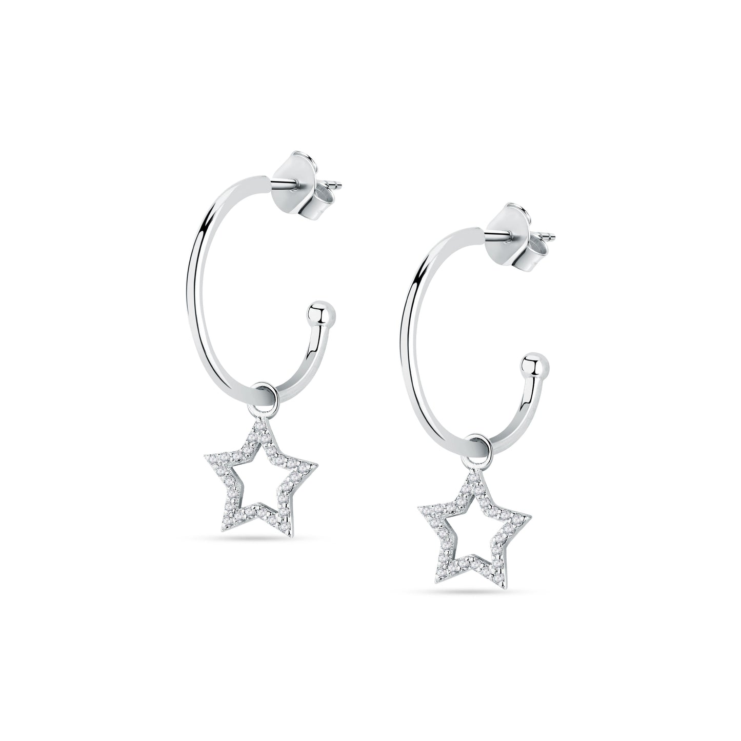 EARRINGS WOMAN LA PETITE STORY SILVER LPS01AWV18