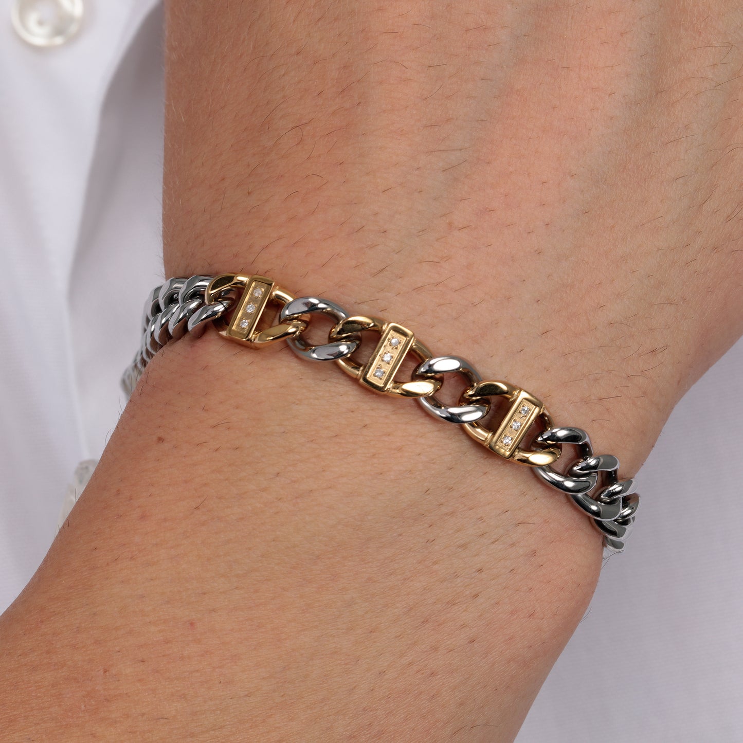 BRACCIALE UOMO MORELLATO DIAMONDS SAUK06